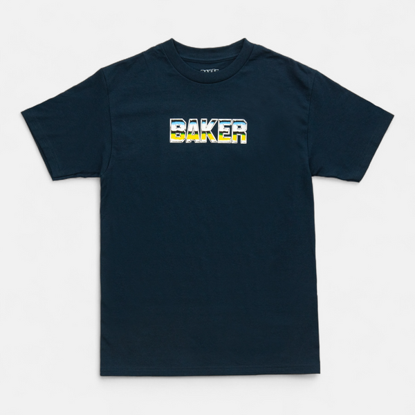 Chome Zone Tee Navy