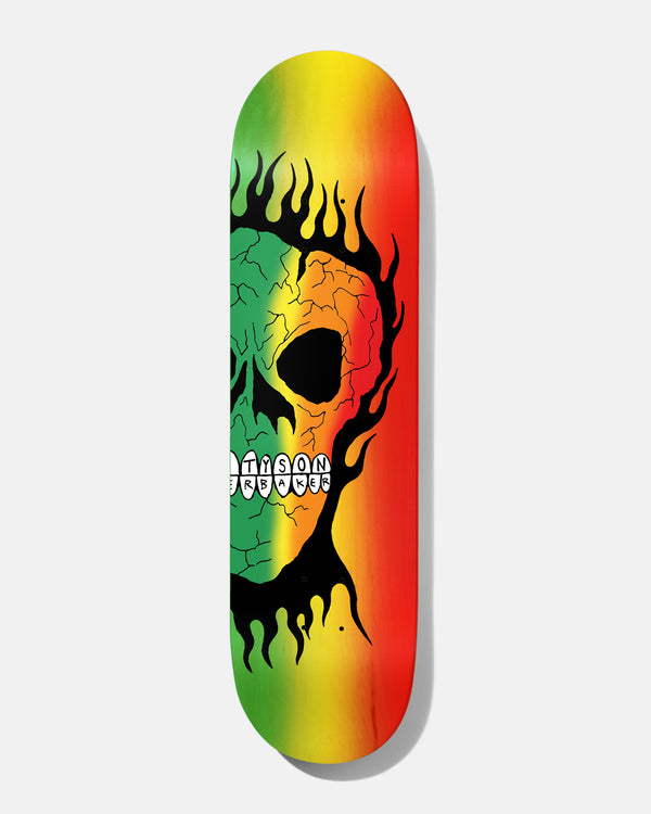 Tyson Rasta Skull Deck B2 8.25