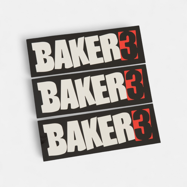Baker 3 Sticker 10pk