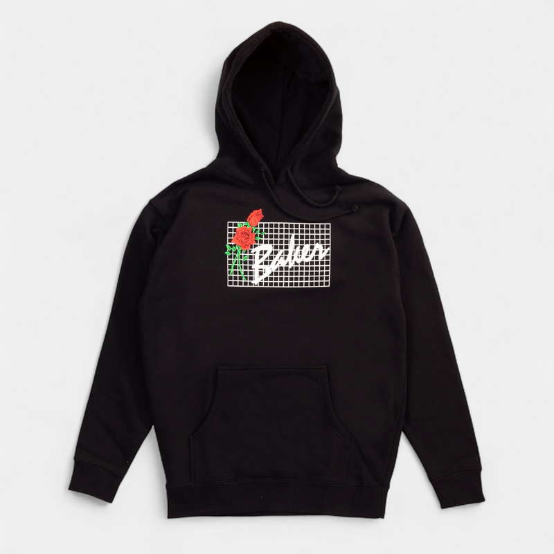 Roses Hoodie Black